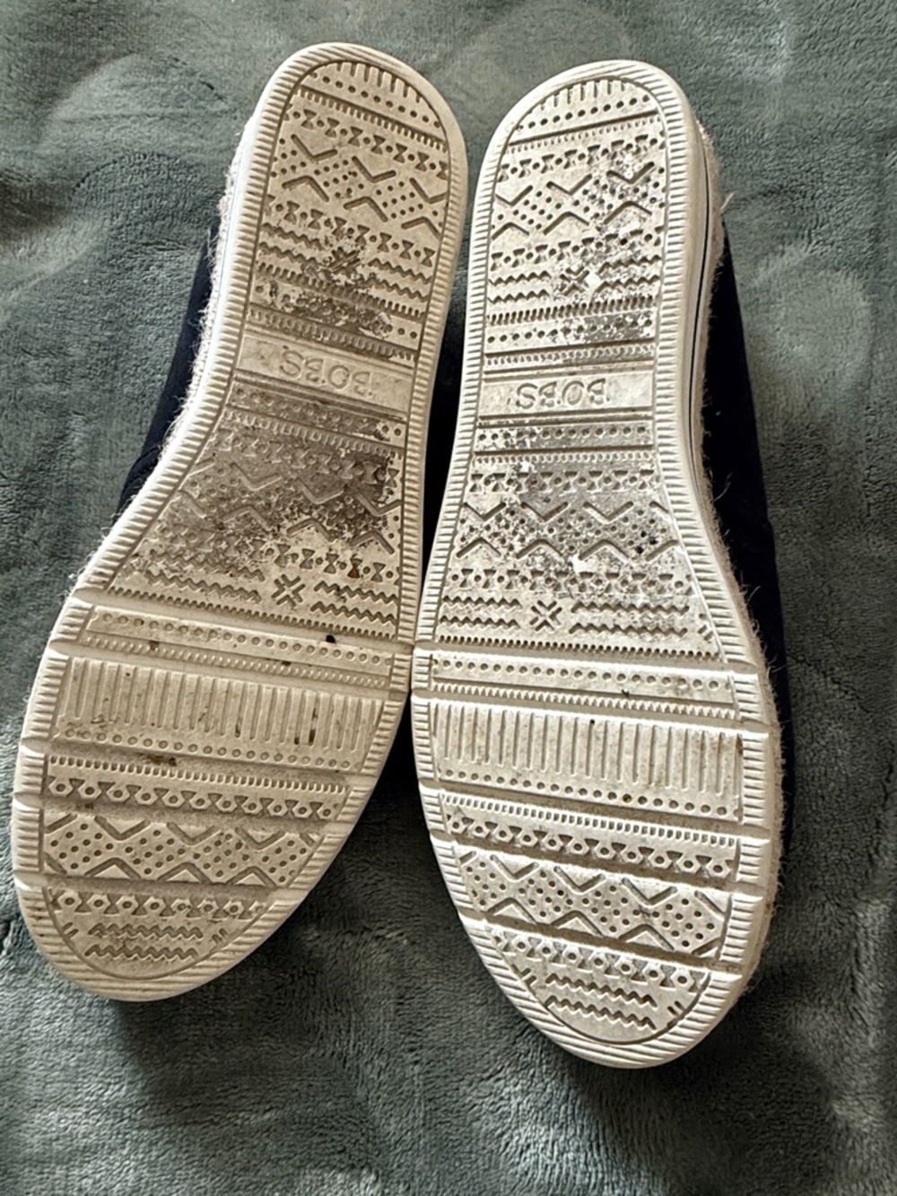 BOBS from Skechers Black Canvas Slip-On Loafers - Picture 8 of 11